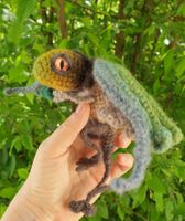 Gehäkelte  Drache OOAK handmade Dekoracion Dragon  Unikat